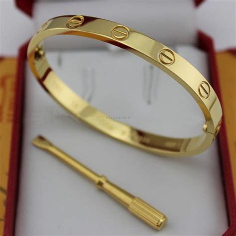 best cartier love bracelet replica real gold